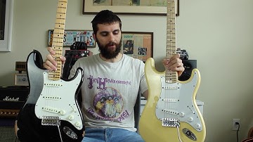 Leosound Fireball vs Fender CS69 pickup comparison (Also Malmsteen vs CS relic strat shootout)
