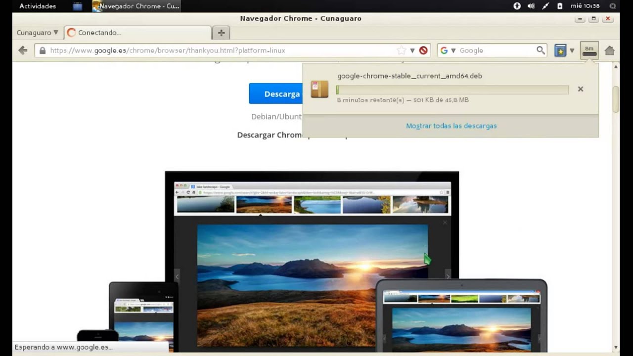 Descargar e instalar Google Chrome en Canaima 4.x/Linux 