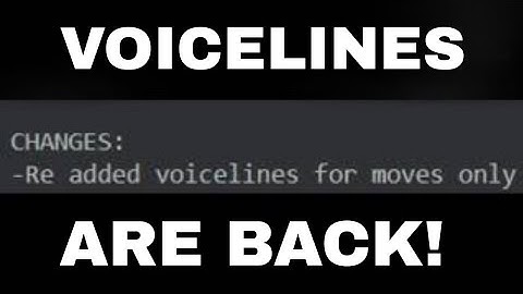 [YBA] VOICELINES ARE BACK!