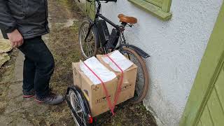 Cargo side basket for the bike a new solution for transporting goods NB 30 kg max