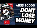Best Way to Add Money to Steam Acc (Argentina, Turkey, Russia)