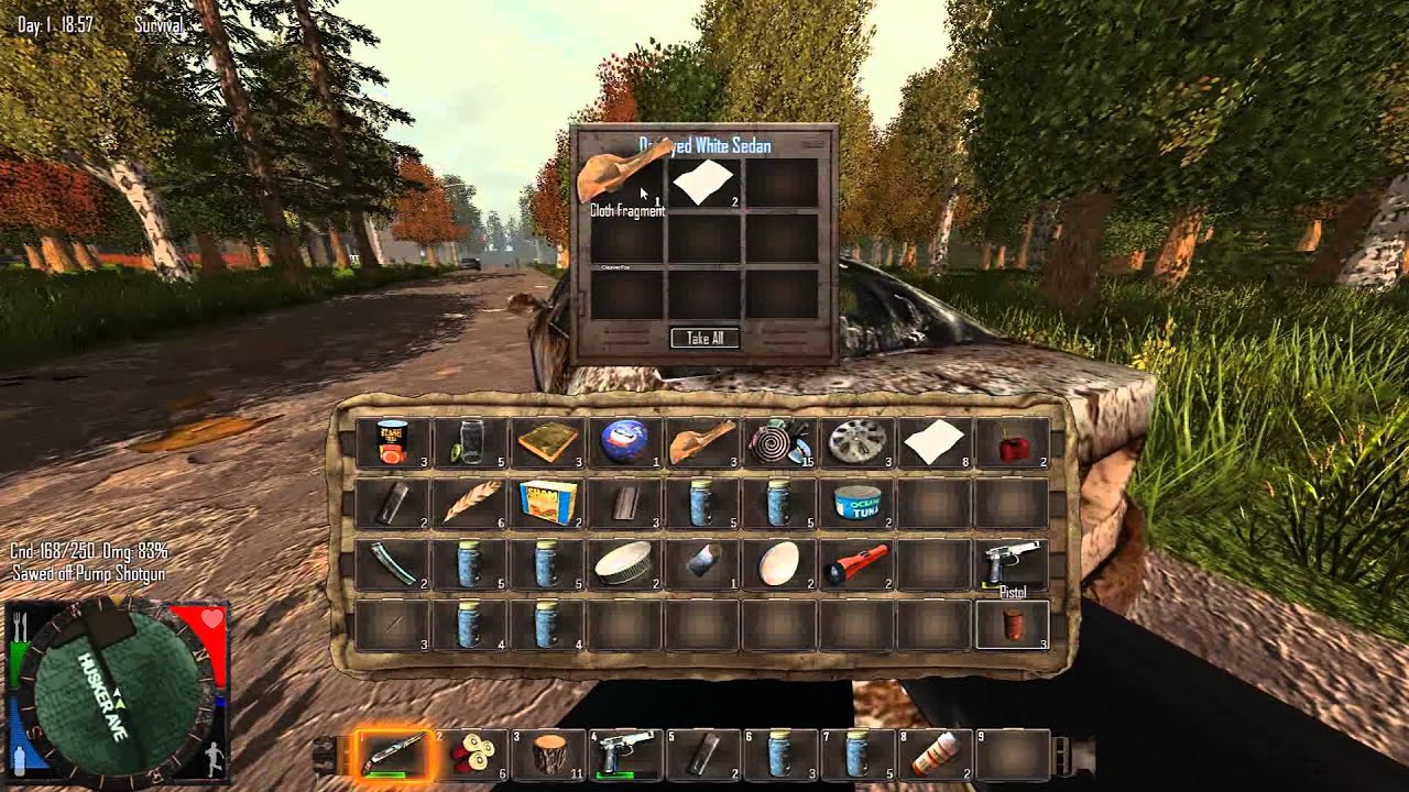 7 Days to Die Survival Gameplay : Day 1 : With ViperSniper500 & CleverFox