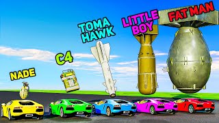 Cars vs explosions in GTA 5