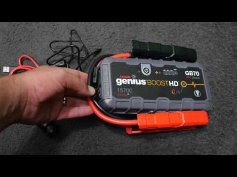 Jumpstart your car up to 40 Times - Genius BOOST HD GB70