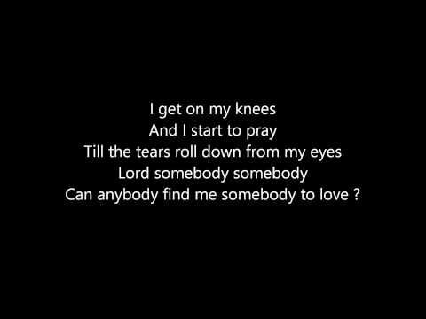 (+) Somebody to love - Rachel Potter Lyrics