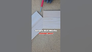 Wood Joints Made EASY! 🪚 Simple Geometry Tricks That Actually Work! #shorts #geometry #woodwork