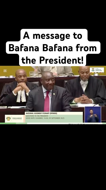 Download lagu 9 September 2025 | A message to Bafana Bafana from the President!