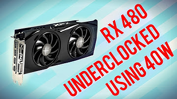 Underclocking the AMD RX 480 to Draw 40W - DOOM Vulkan 60FPS