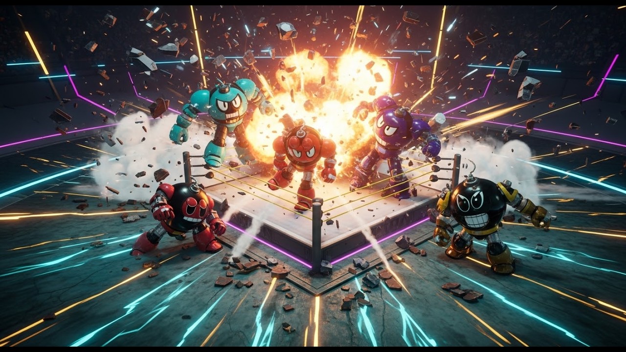 Epic Bomberman Multi-Opponent Fight in Super Smash Bros Crusade – Can He Survive?