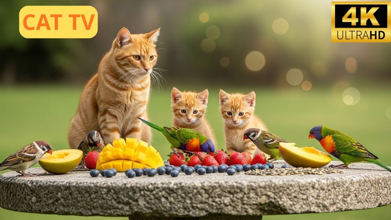 cat-tv-for-cats-to-watch-cheerful-birds-and-a-startled-little-squirrel