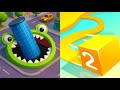 Hole.io VS Paper.io 2 Max All Levels Gameplay Android,iOS NEW UPDATE