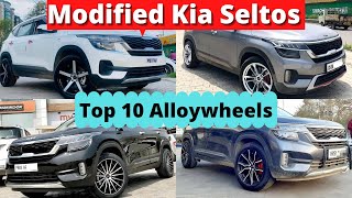 Modified Kia Seltos || Top 10 Best Alloy wheels for Kia Seltos || Seltos || Kia Seltos