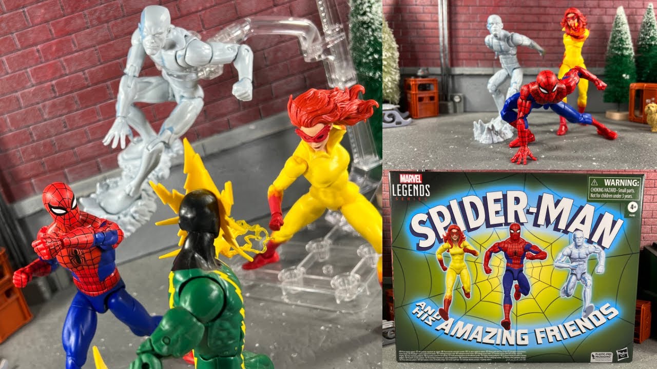 Marvel Legends Series Spider-Man And His Amazing Friends In-Hand Images
