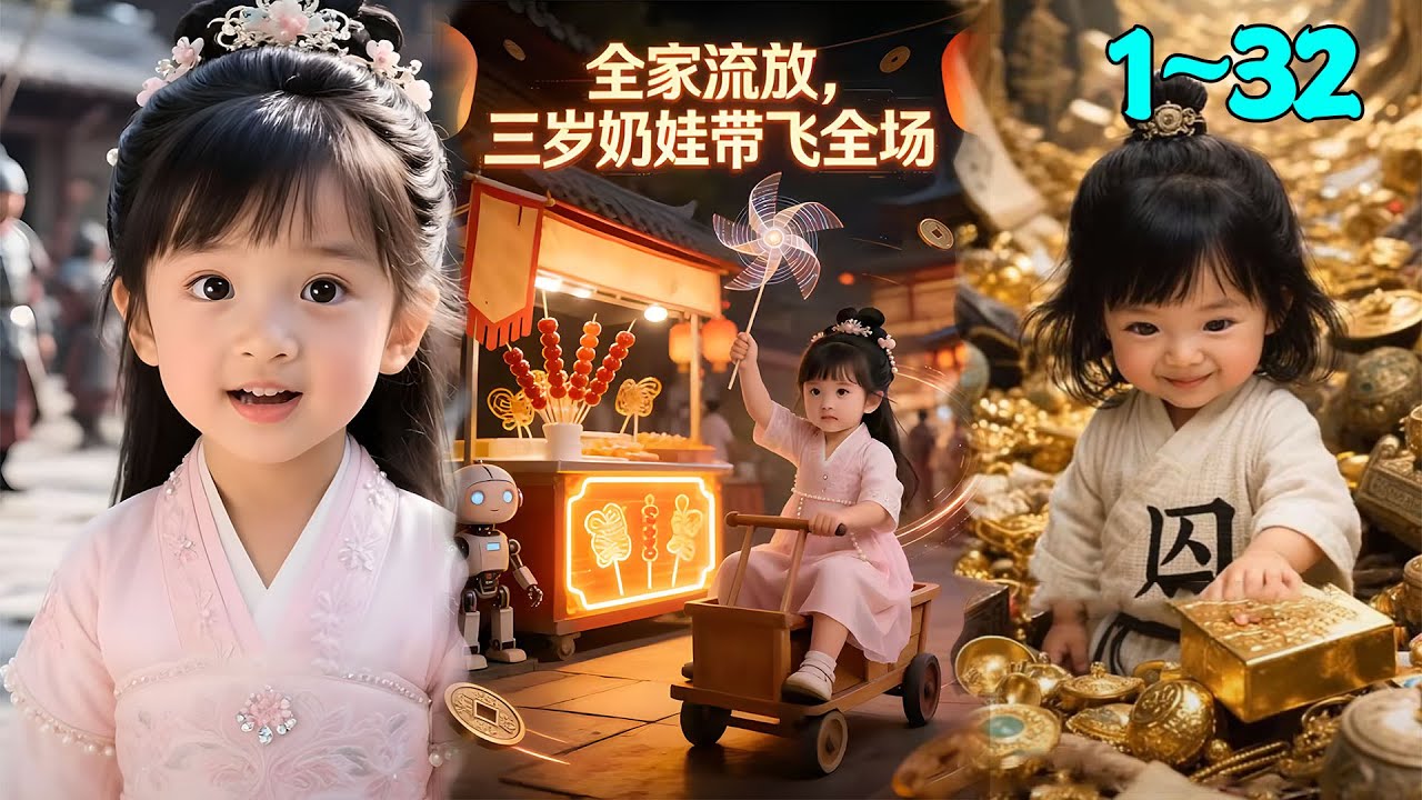 【全家流放，三岁奶娃带飞全场】末日女战神转世成三岁奶娃，本想躺平，结果家族被流放？她反手抄空国库…… 