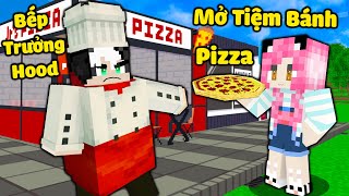 MỀU THỬ THÁCH 24 GIỜ CHẾ TẠO BÁNH PIZZA TRONG MINECRAFT*1 NGÀY REDHOOD LÀM PHỤC VỤ TIỆM BÁN PIZZA PE