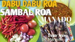 HOW TO MAKE DABU DABU ROA OR SAMBAL ROA MANADO