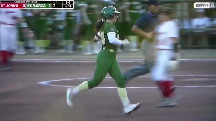 USF(South Florida) softball's Josie Foreman hits h...