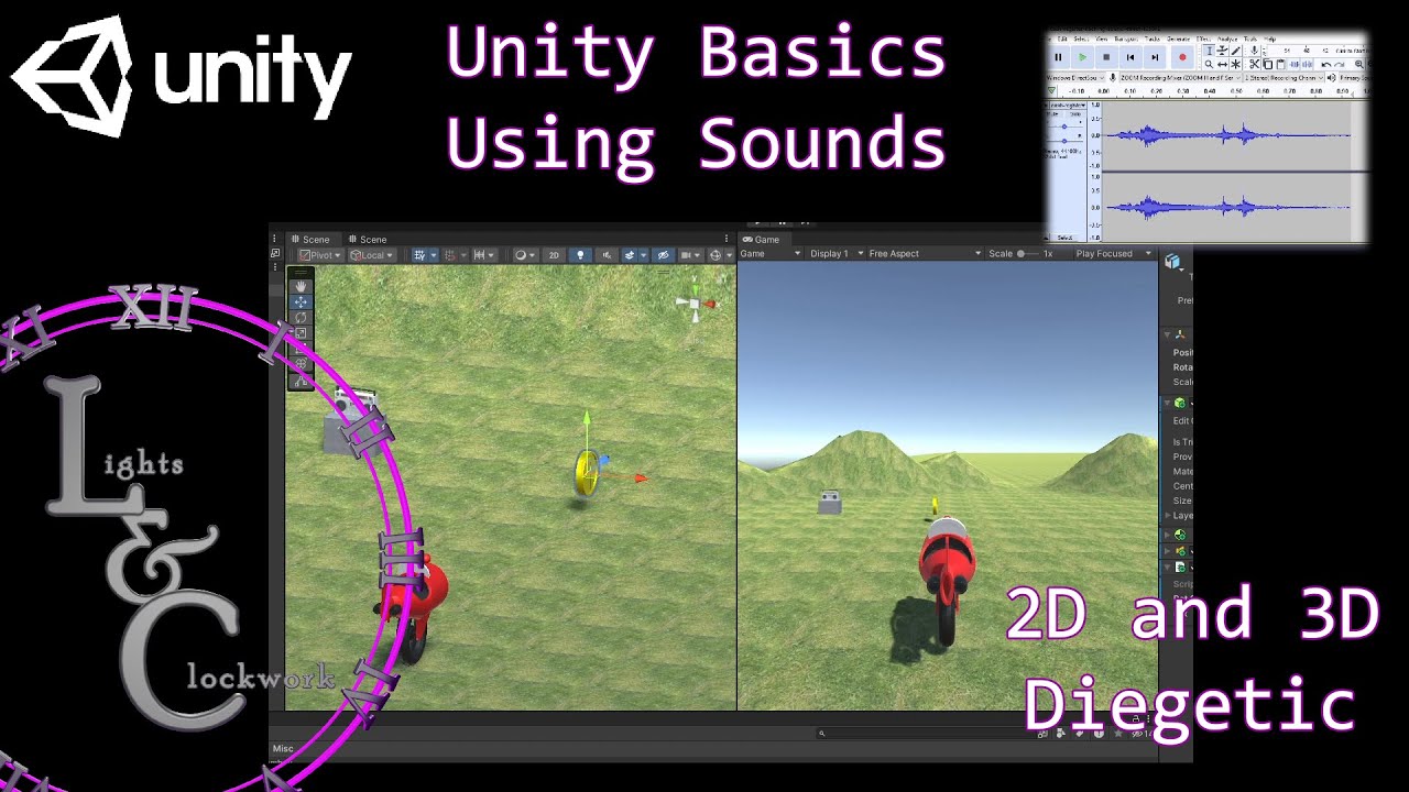 Unity UI Basics - Working with Sound 2D and 3D - YouTube