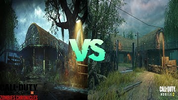 COD Mobile Zombies vs BO3 Shi No Numa (Comparison)