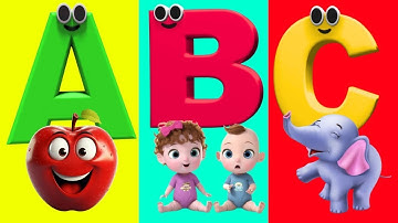 ABC Song / Kiddos Learn Phonics Song / Tiny Tots / ABC / Shapes Learning