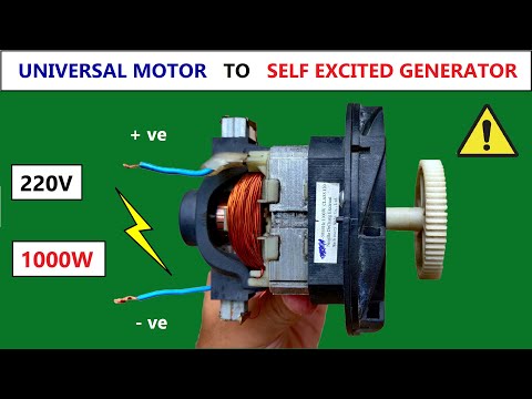 Video: Možete li koristiti motor kao generator?