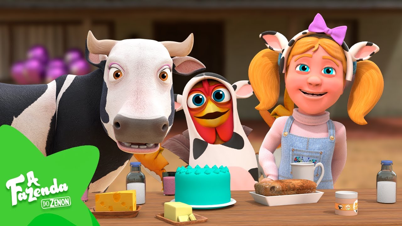 Obrigada Vaca Maru 🐮 A Fazenda do Zenon 👨🏻‍🌾 Música Infantil | O Reino ...