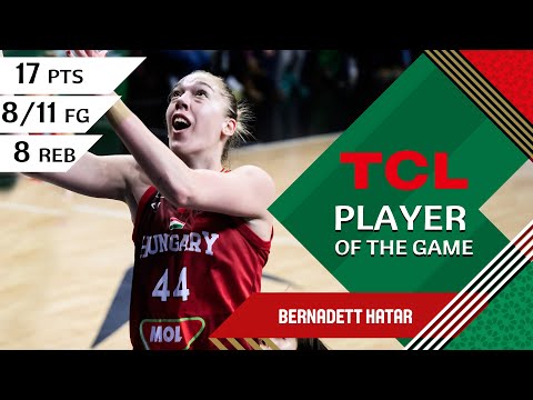 Bernadett Hatar (17 PTS) | TCL Player Of The Game | JPN vs HUN | FIBA Women's OQT 2024