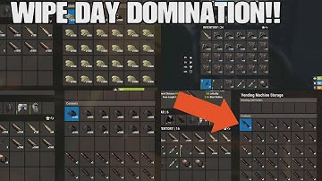 WIPE DAY DOMINATION (pt1)|Rust Console /PS5