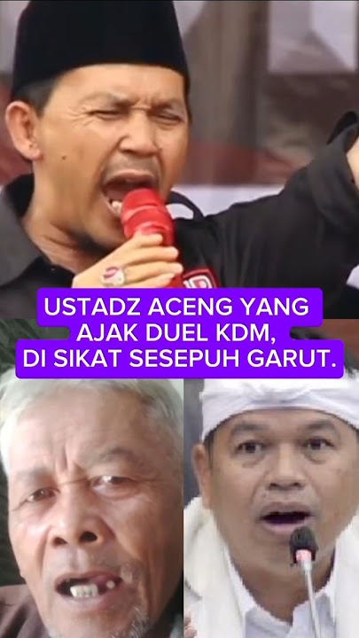 USTADZ ACENG YANG AJAK DUEL KDM, DI SIKAT SESEPUH GARUT. #dedimulyadi#ustadzaceng#shorts