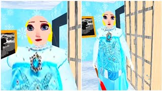 Playing Elsa Granny Frozen Mod 2023: Full Gameplay