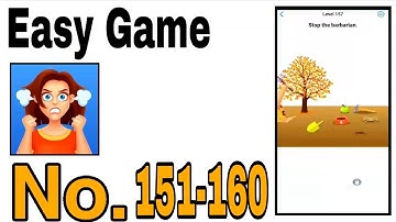 Easy  Games Level 151 - 160 Walkthrough Solution / The Games