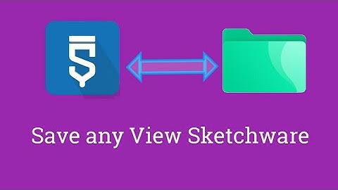 Save any view from Sketchware project to your own folder