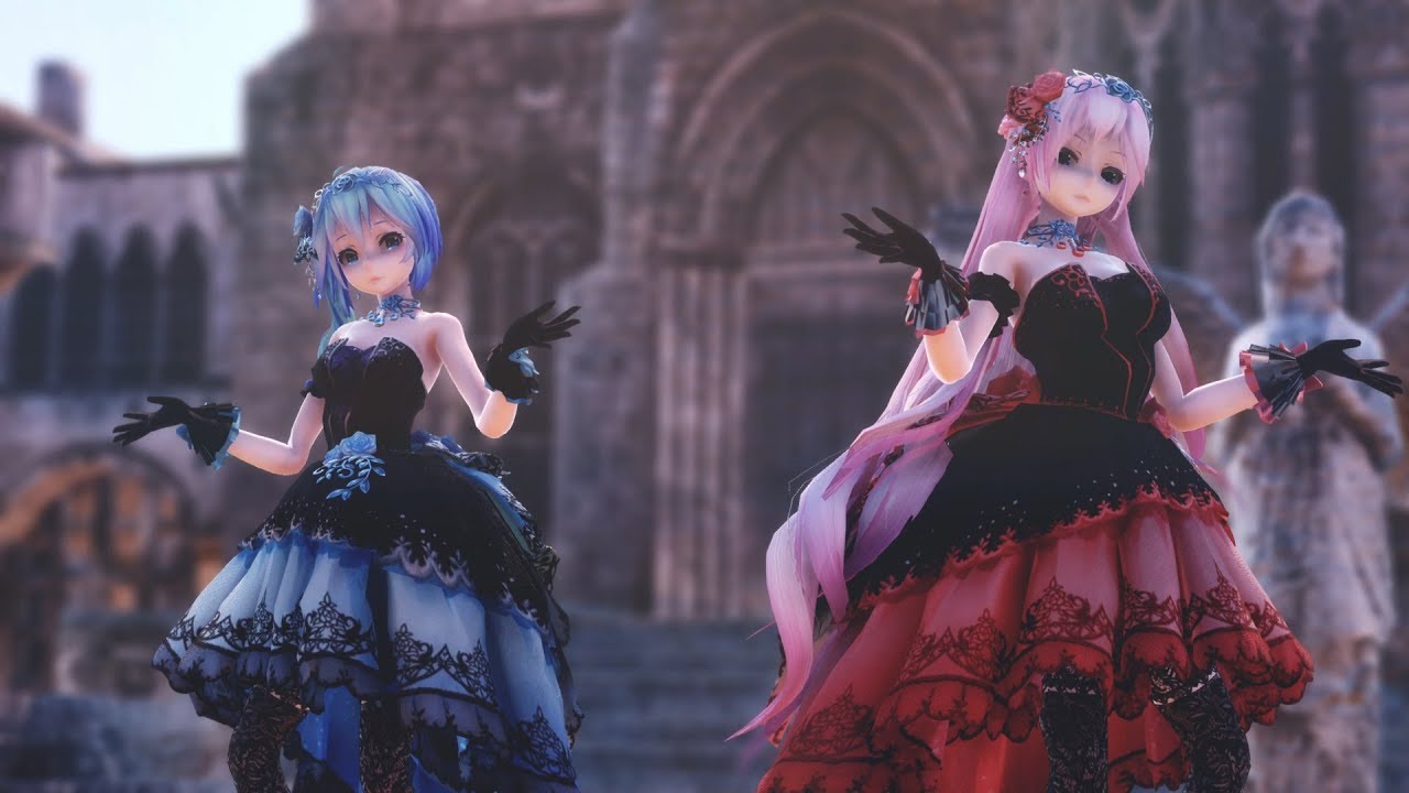 【MMD】少女未遂 - Miku, Luka 【4K】