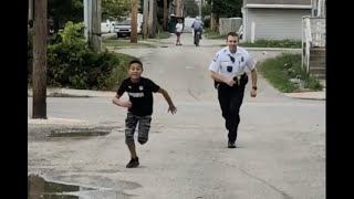 Columbus Cop Races Elijah For Bragging Rights