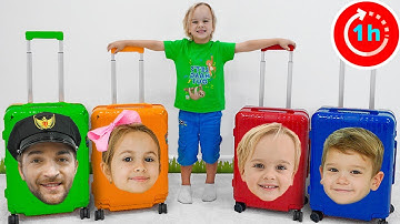 Airport Challenge with Chris and other funny stories for kids