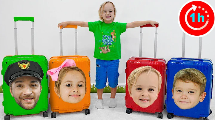 Airport Challenge with Chris and other funny stories for kids