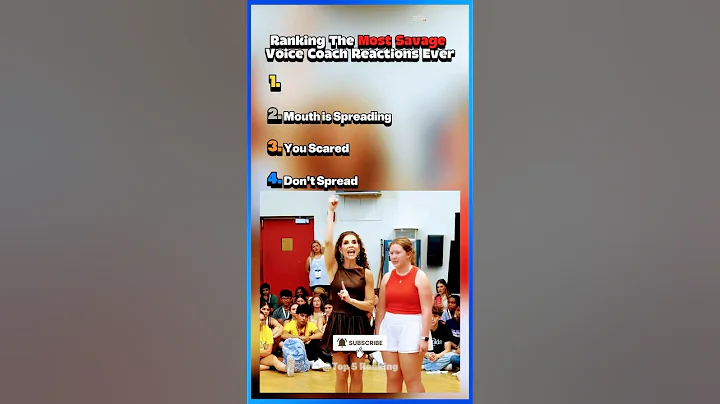 Ranking The Most Savage Voice Coach Reactions Ever 😍❤ #savagecoach #viralvoice #singing #top5ranking