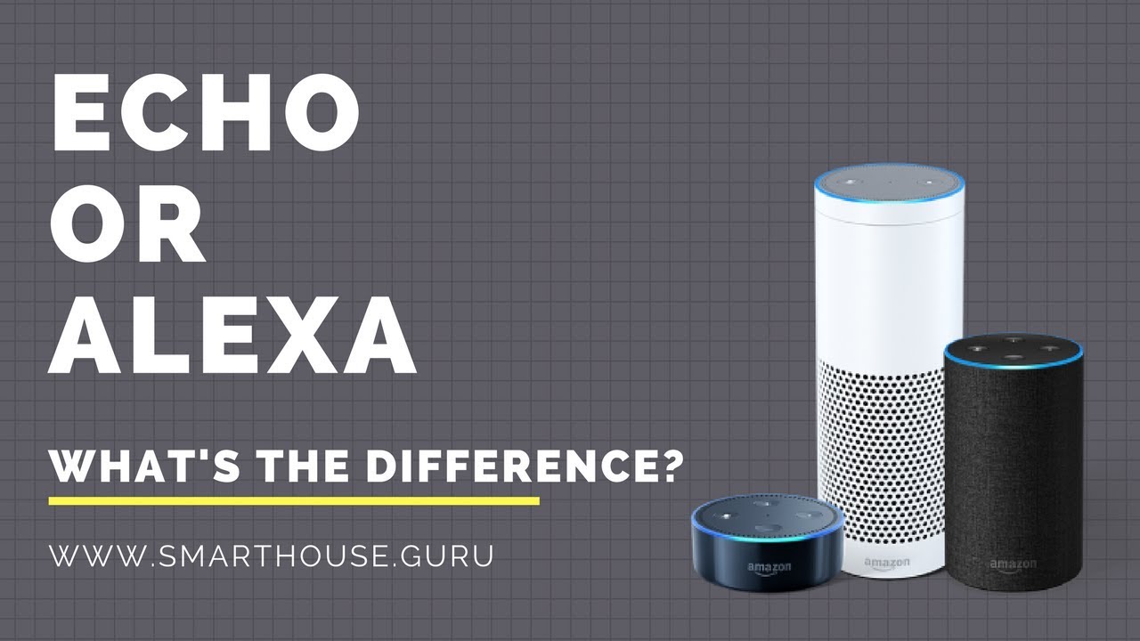 Echo and Alexa: what is the difference, how do they work?