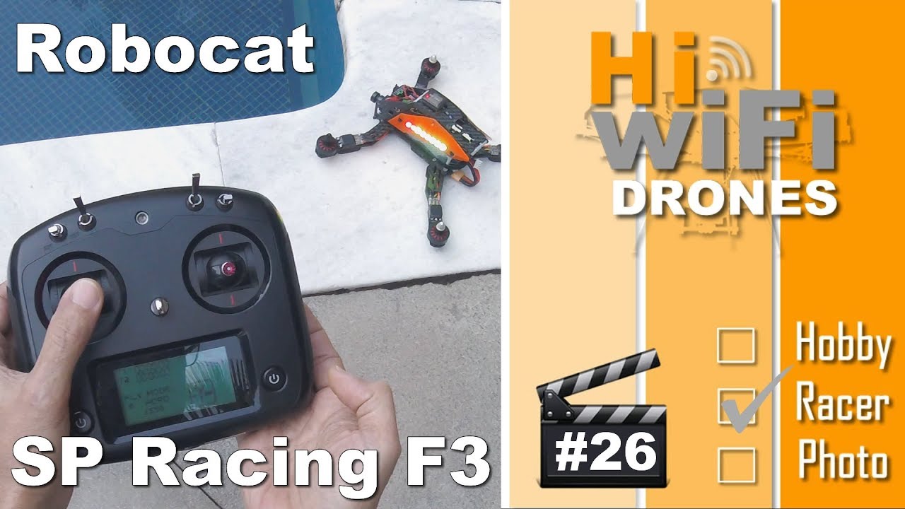 Sp F3 Racing Fc SP Racing F3 FC Teste no Solo - Build #26 - Drone RACER Robocat TL280H ...