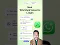 How Long Should A WhatsApp Sequence Be Whatsappautomation Whatsappcrm Whatsappmessage Privyr