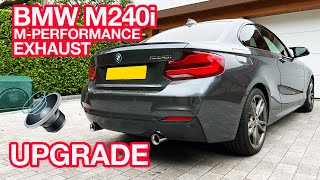 BMW M240i F22 M-Performance Exhaust Upgrade - With Before & After Sound!