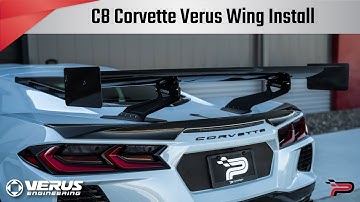 C8 Corvette Verus Engineering UCW Rear Wing Install - Paragon Performance