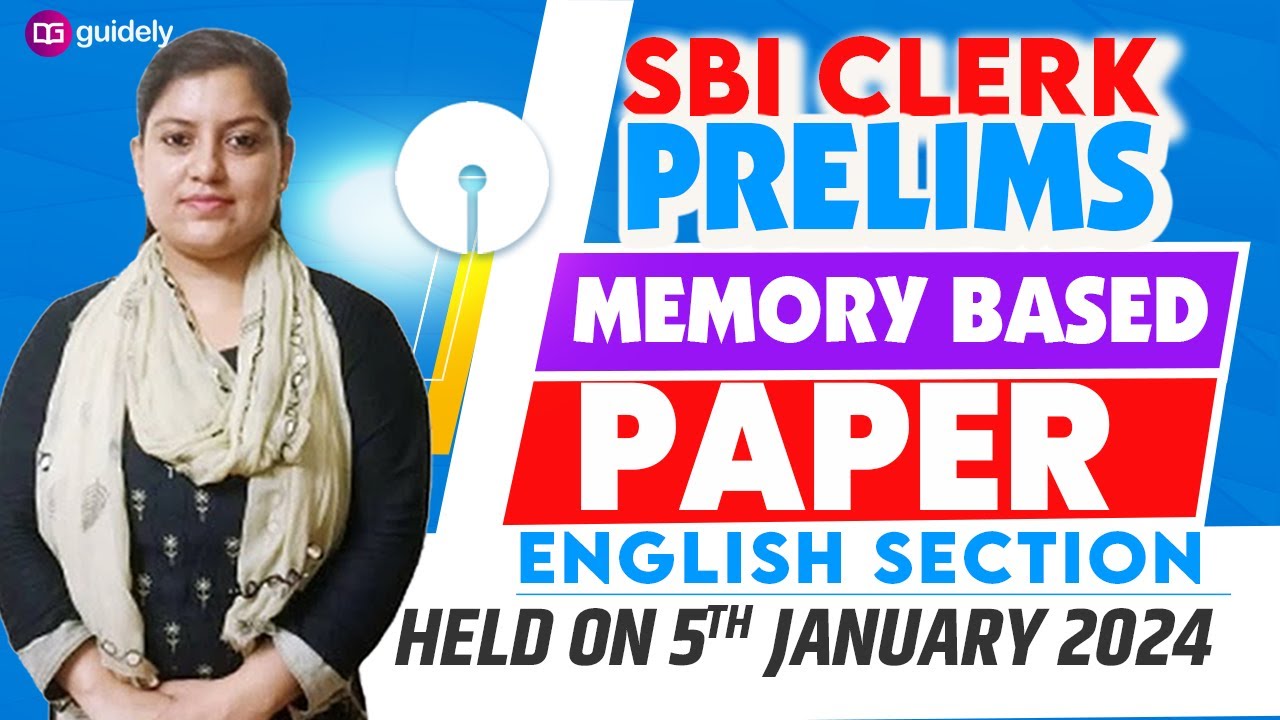 SBI Clerk PRE | English Memory Based Paper Analysis | Prelims Memory ...