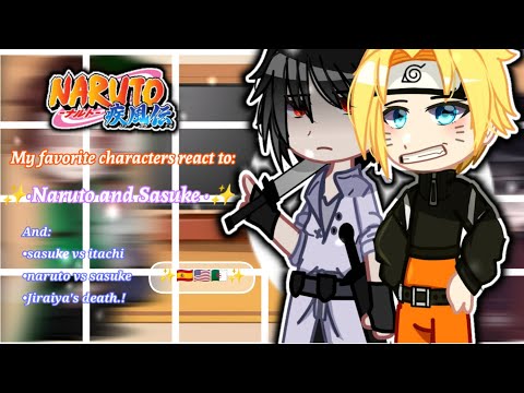 Anime characters react to naruto 