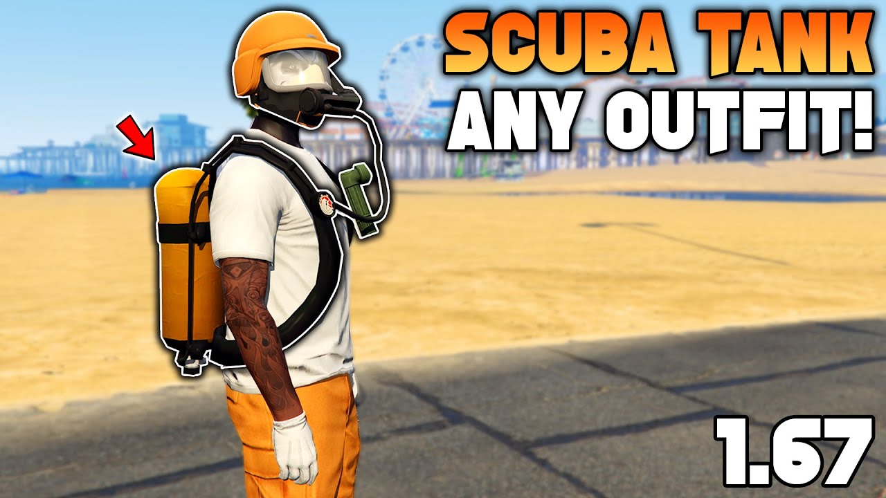 GTA 5 Online How To Save Scuba Tank On Any Outfit 1.67 WITHOUT The Transfer Glitch!