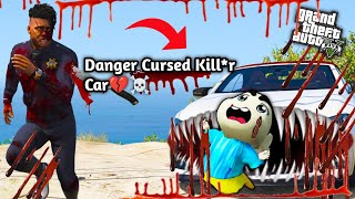 GTA 5: Shinchan Trapped By Cursed Kill*r Car ☠️💔Franklin Scared 😳 Shinchan Crying 😭 PS Gamester