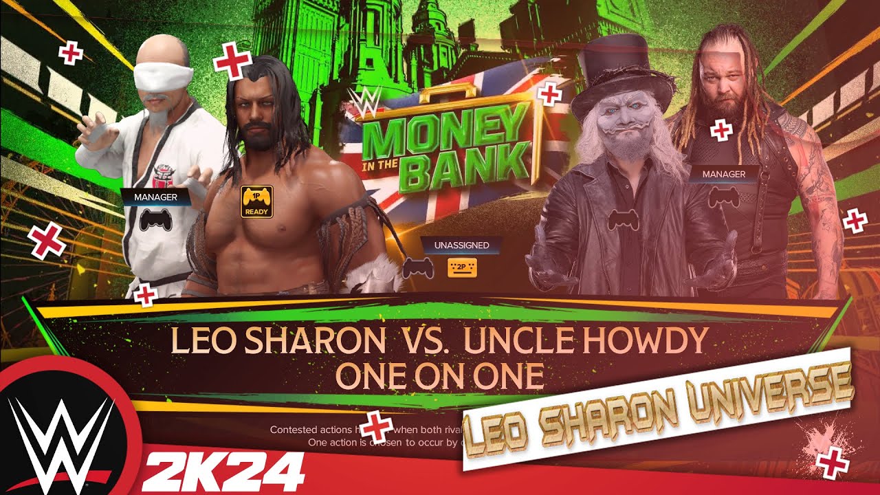 Uncle Shron WWE Universe Week 55 - #moneyinthebank - Leo Sharon VS Uncle Howdy ...