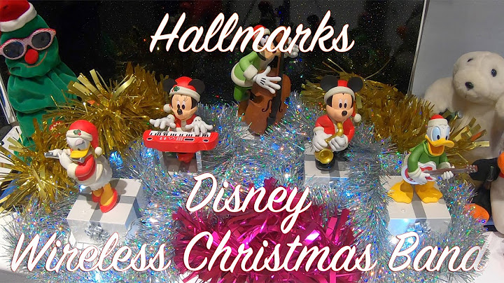 Hallmark 2021 Disney Wireless Musical Christmas Band