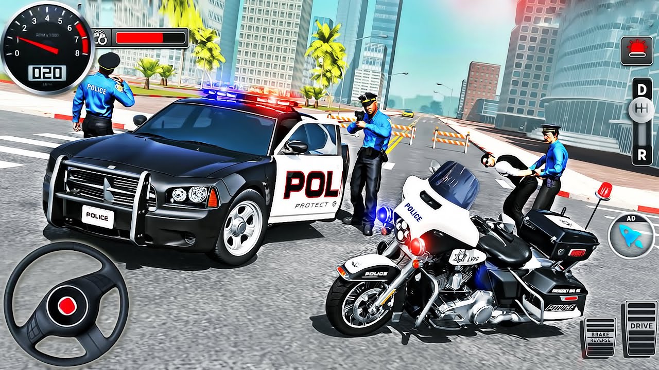 Police Simulator Car Driving Chase 3D - Real Multi-Storey Cars Driver - Android GamePlay