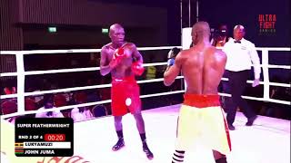 LIGHTWEIGHT(6 ROUNDS) JOHN JUMA KE VS MIKE LUKYAMUZI UG